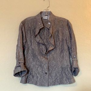 Chico’s Long Sleeve Crinkle Top